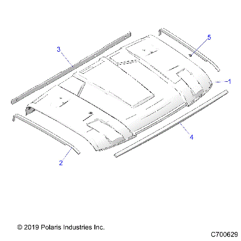 ACCESSORY, ROOF - R21RRF99AK (C700629)