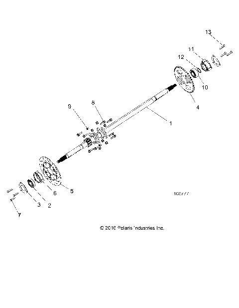 SUSPENSION, REAR AXLE - A17HAA15A7/B7 (100777)