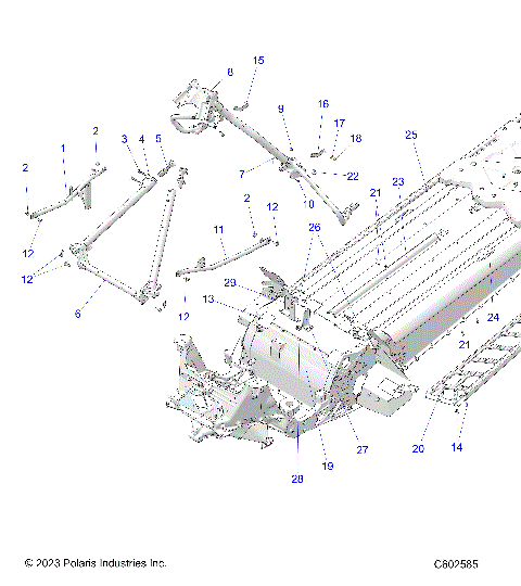 CHASSIS, CHASSIS OVER STRUCTURE and RUNNING BOARDS - S24FJE9FS/9FE (C602585)