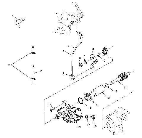 OIL PUMP ASSEMBLY SLX 780 B954287 (4933953395C004)