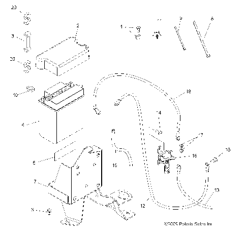 ELECTRICAL, BATTERY - A10DH50AX/AZ (49ATVBATTERY10SP500TRG)