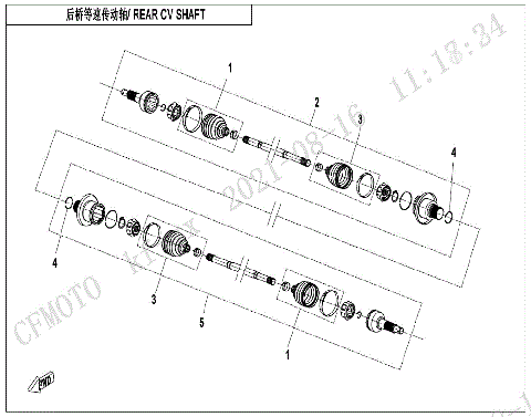 REAR CV SHAFT (SPS)