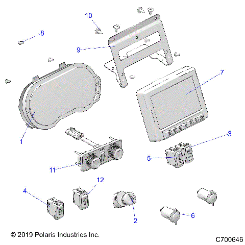 ELECTRICAL, DASH INSTUMENTS - R21RRZ99A9/AC/AP/AW/B9/BC/BP/BW (C700646)