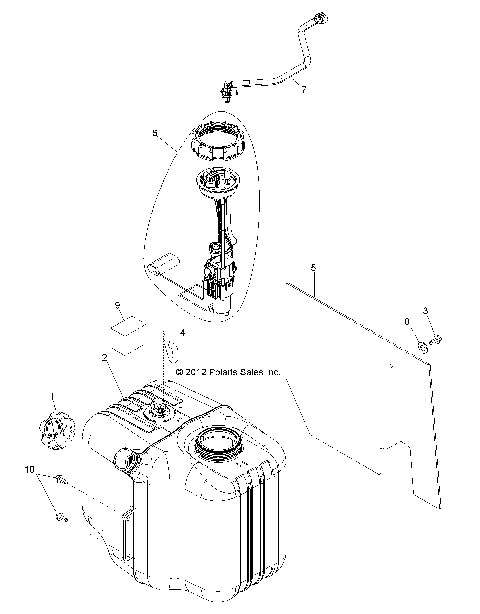 BODY, FUEL TANK ASM. - R14RH76AA/76AC/7EAZ (49RGRFUEL14800MID)