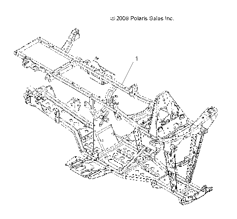 CHASSIS, FRAME - A09MN50ET (49ATVFRAME09SP500TR)
