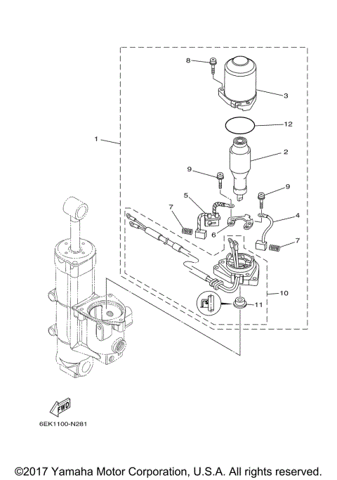 POWER TRIM TILT ASSY 2