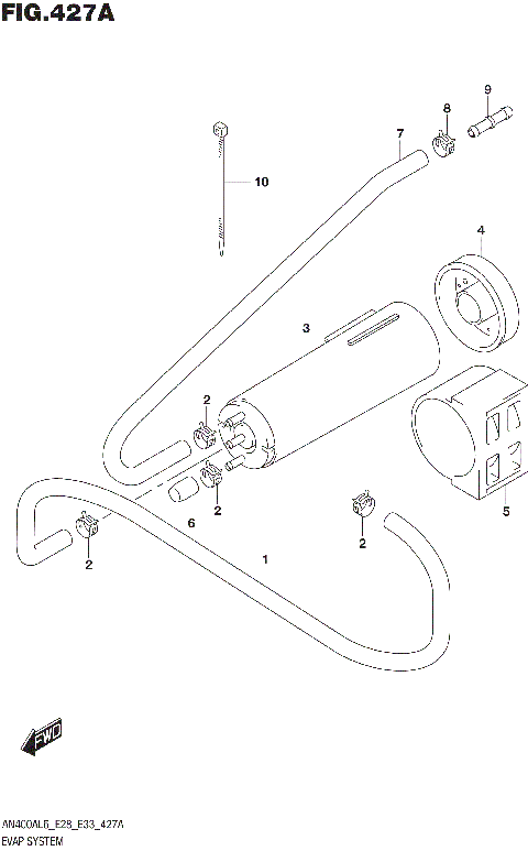 EVAP SYSTEM (AN400AL6 E33)