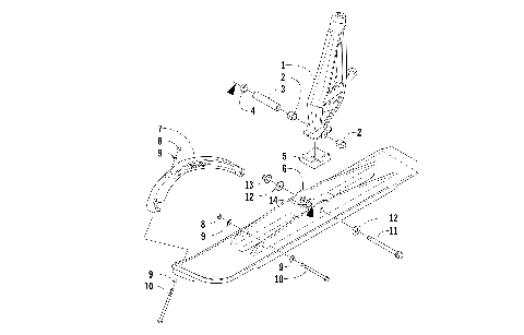 SKI AND SPINDLE ASSEMBLY [99846]