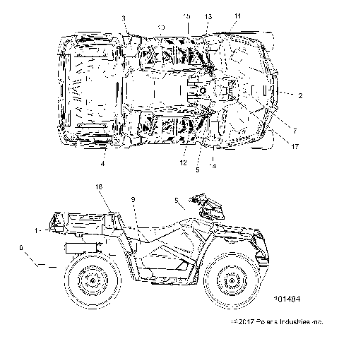 BODY, DECALS - A19SUE57D5 (101484)
