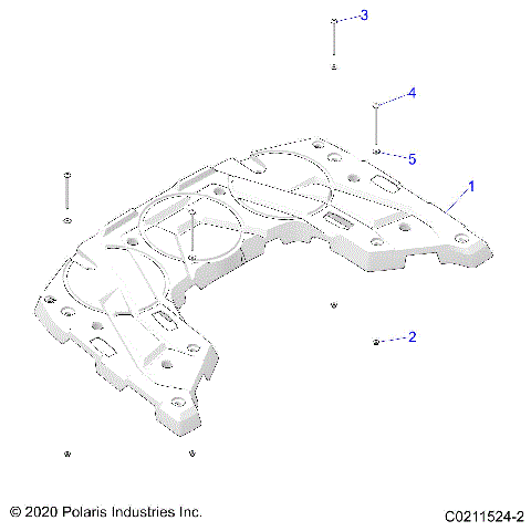 BODY, REAR RACK - A22SHD57A9 (C102310-1)