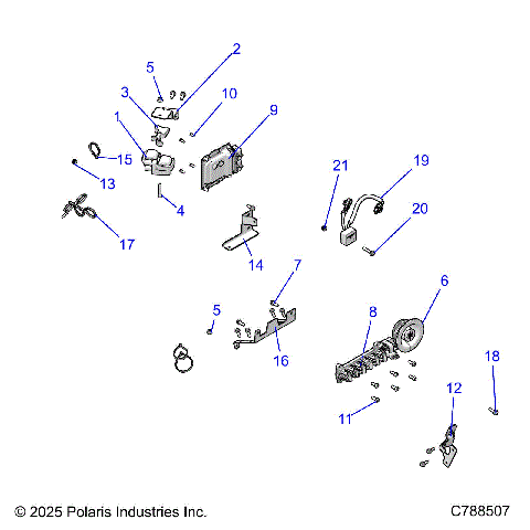 ELECTRICAL, WIRE HARNESS COMPONANTS - R22RRY99A9/AC/AM/AS/B9/BC/BM/BS/1A9/AC/AM/AS/B9/BC/BM/BS (C788507)
