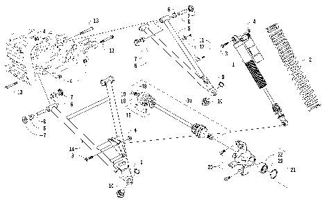 FRONT SUSPENSION ASSEMBLY [98578]