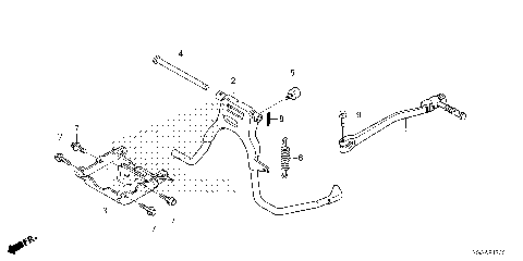 STAND@KICK STARTER ARM