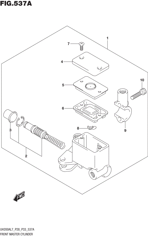 FRONT MASTER CYLINDER