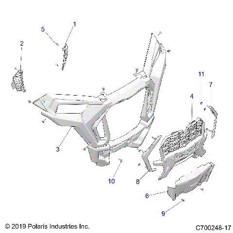 BODY, FRONT BUMPER - Z21N4E99NG (C700248-17)