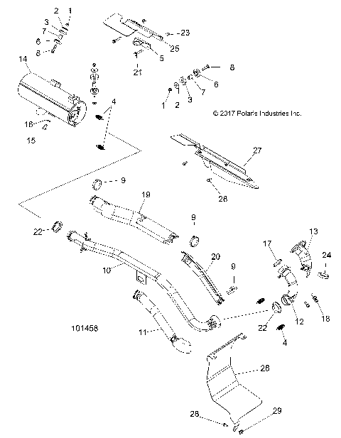 ENGINE, EXHAUST - A18SWE57B1 [101458]