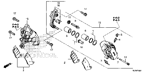 FRONT BRAKE CALIPER (2)