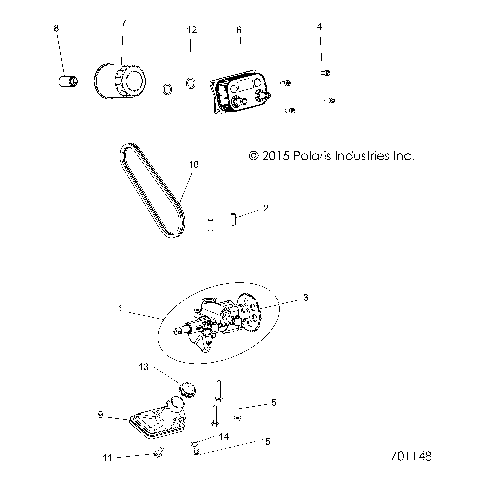 ENGINE, OIL PUMP and OIL COOLER - Z19VBE99AM/BM/LM (701148)