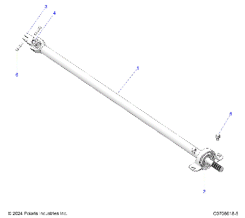 DRIVE TRAIN, REAR PROP SHAFT