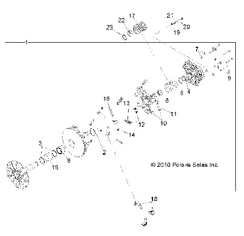 DRIVE TRAIN, PRIMARY CLUTCH - Z14JT87AD/9EAO/9EAOL/9EAL (49RGRCLUTCHDRV13RZR900)