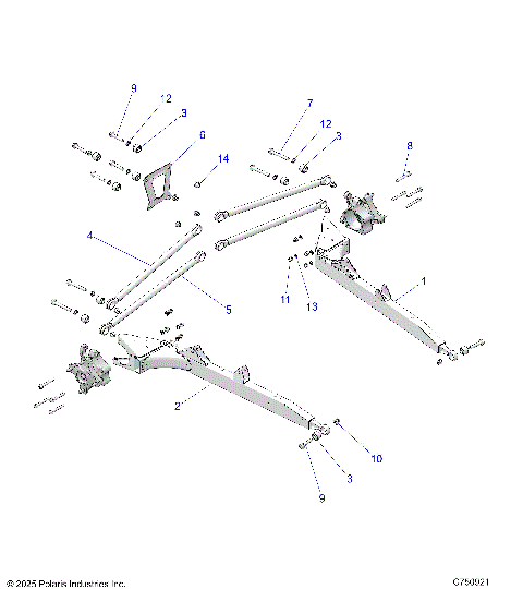 SUSPENSION, REAR TRAILING ARMS - Z26NMT99A4/B4/A6 (C750921)