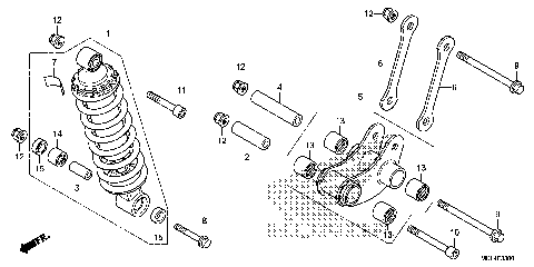 REAR SHOCK ABSORBER