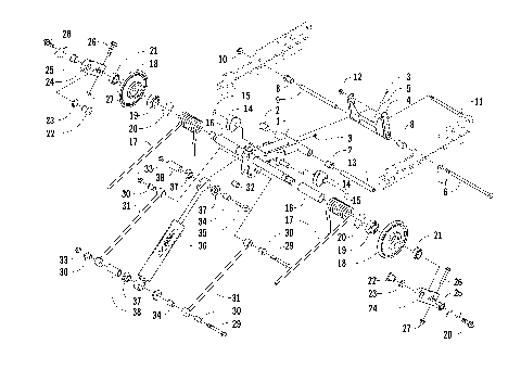 REAR SUSPENSION REAR ARM ASSEMBLY [86786]