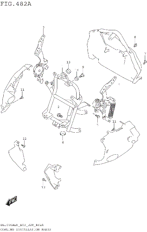 COWLING INSTALLATION PARTS