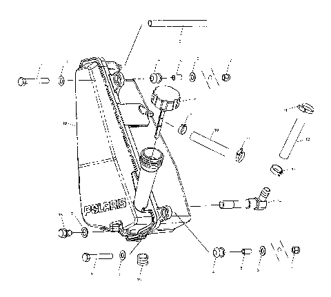 OIL TANK - C10CL50AA (4978707870A12)