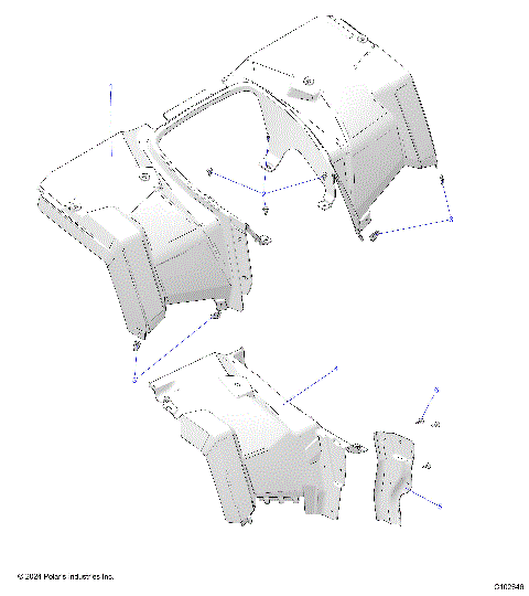 BODY, REAR CAB - A25SKE57C1/CK/E1/EK (C102646)