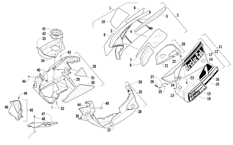 SKID PLATE AND SIDE PANEL ASSEMBLY