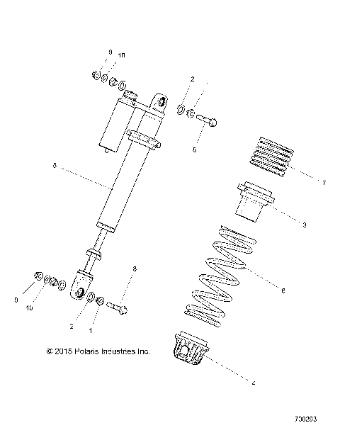 SUSPENSION, FRONT SHOCK MOUNTING - Z16VDE99AF/AM/LM/AS/M99AM (700293)