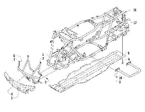 FRAME AND RELATED PARTS [94303]