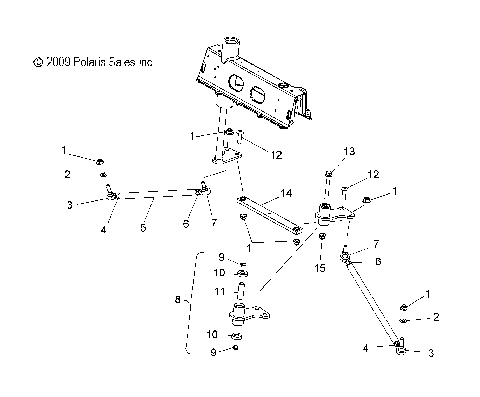 STEERING, TIE ROD ASM. - S12PU7ESL/EEL (49SNOWSTEERINGLWR10WIDE)