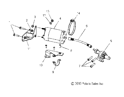 ENGINE, STARTER MOTOR - S12BS8/BC8 ALL OPTIONS (49SNOWSTARTER11RUSH)