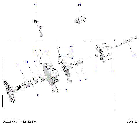 DRIVE TRAIN, CLUTCH, PRIMARY - S26TLF9FSL (C603155)