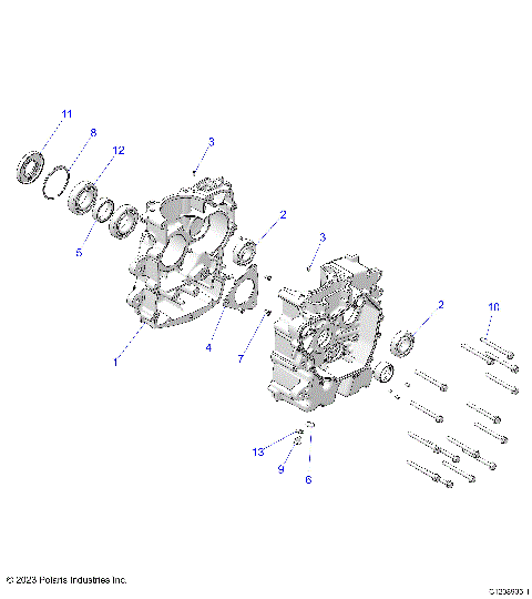 ENGINE, CRANKCASE - D24M2A57B4/G57B4/U57B4/W57B4 (701500)