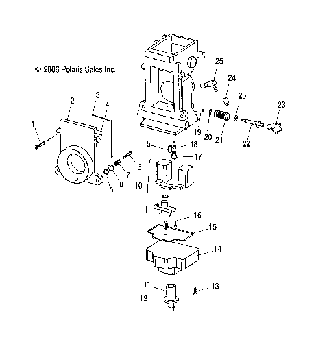 ENGINE, CARBURETOR, LOWER - S07NP5CS/CE (49SNOWCARBLOWER500XCSP)