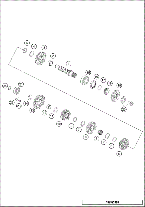 TRANSMISSION II - COUNTERSHAFT