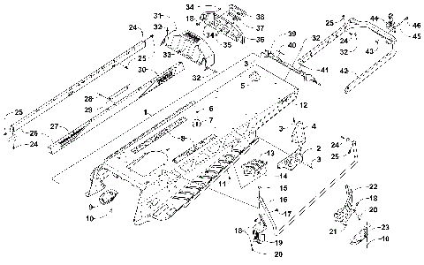 TUNNEL AND REAR RACK ASSEMBLY [106574]