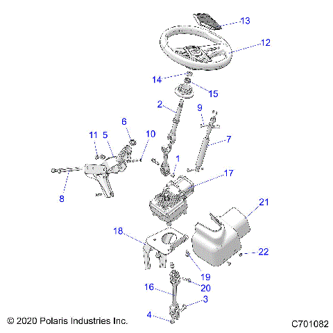 STEERING, POWER STEERING ASM. - Z21A4E99AX/BX(C701082)
