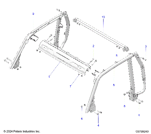 CHASSIS, ROLLOVER PROTECTION 2P
