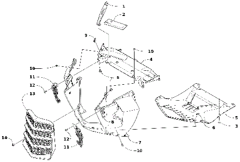 FRONT FASCIA AND CENTER SKID PLATE ASSEMBLY [106265]