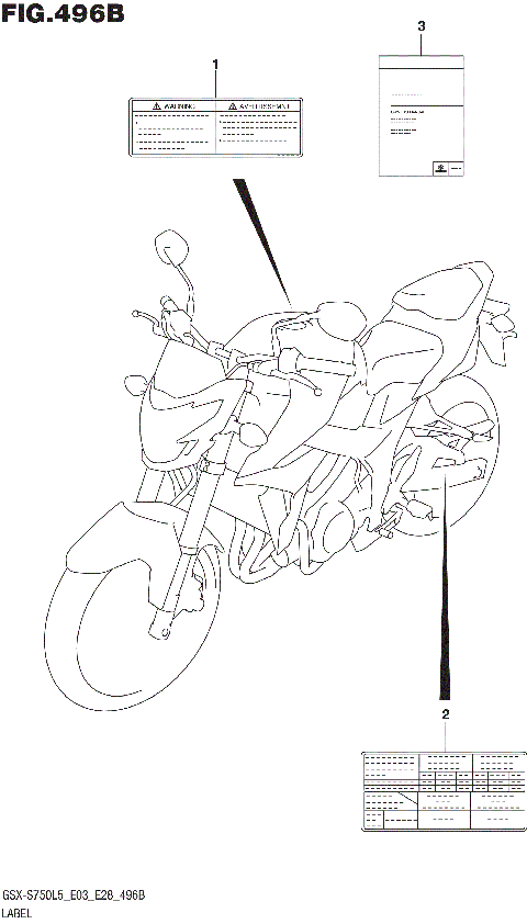 LABEL (GSX-S750AL5 E28)