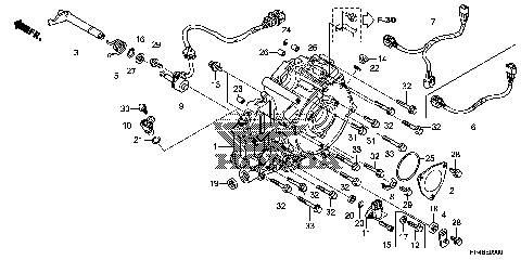 REAR CRANKCASE COVER