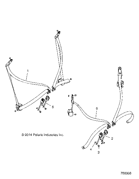 BODY, SEAT BELT MOUNTING - Z18VCE87BK/BU/BR/LU (700006)