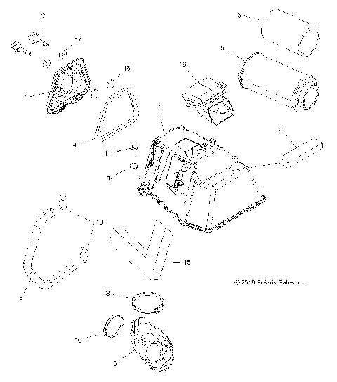 ENGINE, AIR INTAKE - A10ZX55FX/FF (49ATVAIRINTAKE10SPXP550)