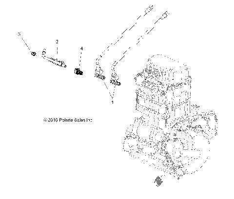 ENGINE, FUEL INJECTOR - A15S6A76FA (49ATVFUELINJECT116X6)