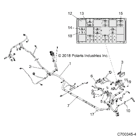 ELECTRICAL, WIRE HARNESS - Z19VFM99AL (C700345-3)