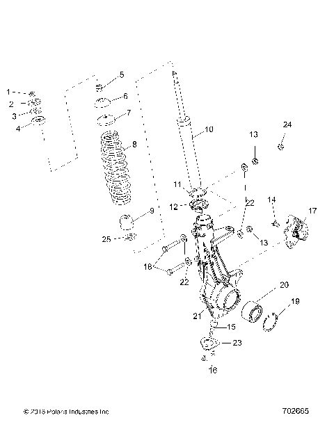 SUSPENSION, FRONT STRUT - R21RCA57A1/A7 (702665)
